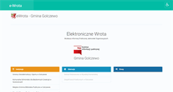 Desktop Screenshot of e-wrota.golczewo.pl